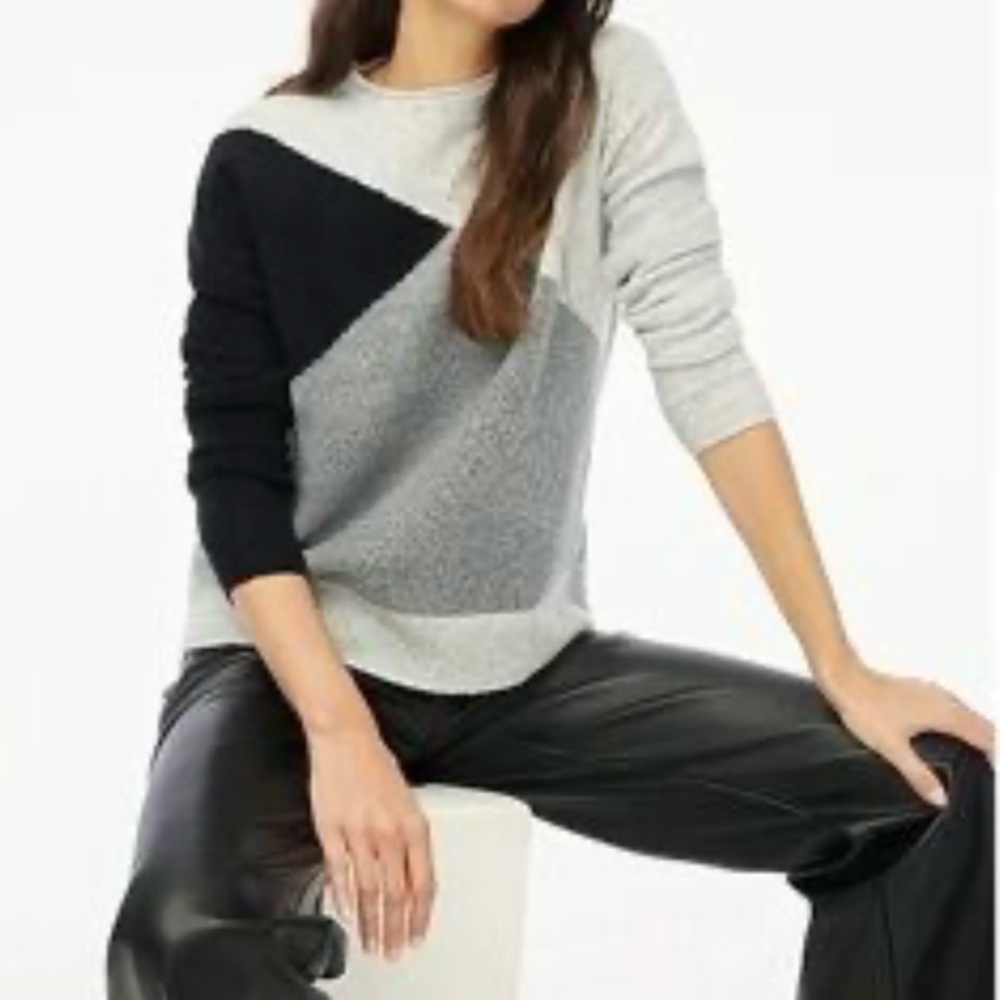 J. Crew Factory Colorblock Sweater Size S